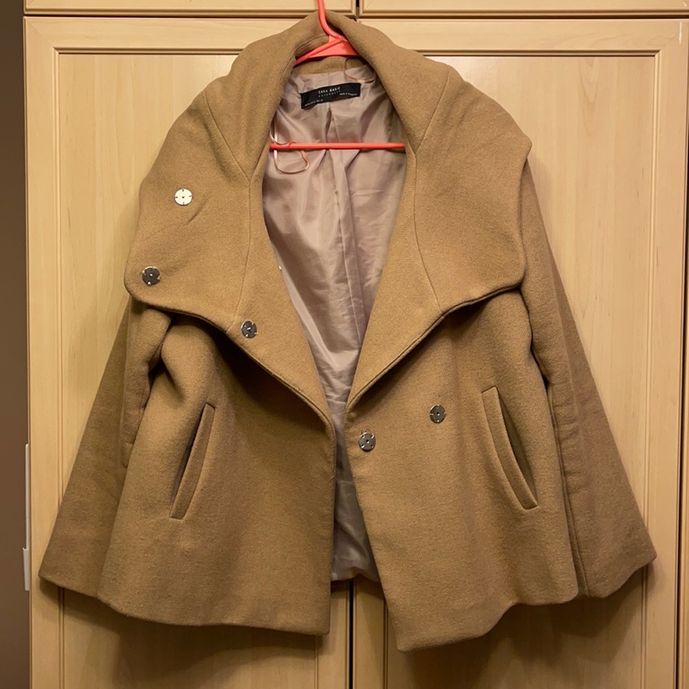 Zara short pea coat